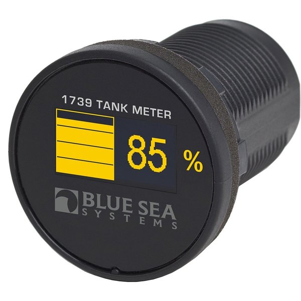 Blue Sea Systems Blue Sea 1739 Mini OLED Tank Meter - Yellow 1739